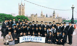 ロンドン修学旅行 集合写真